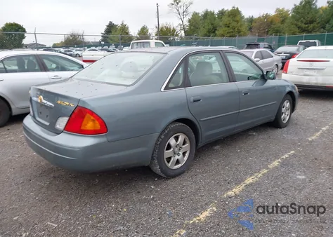 2000 Toyota Avalon Xl from USA, damaged, VIN 4T1BF28BXYU025772
